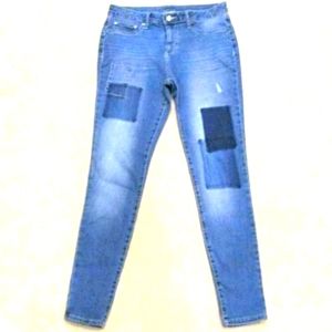 Faded Glory patched jeggings